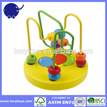 Pädagogisches Baby Spielzeug Holz Perlen Labyrinth Set